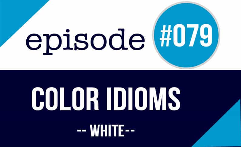 Expresiones color blanco en inglés