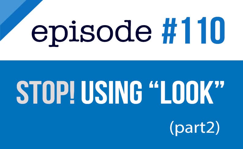 la palabra LOOK en inglés