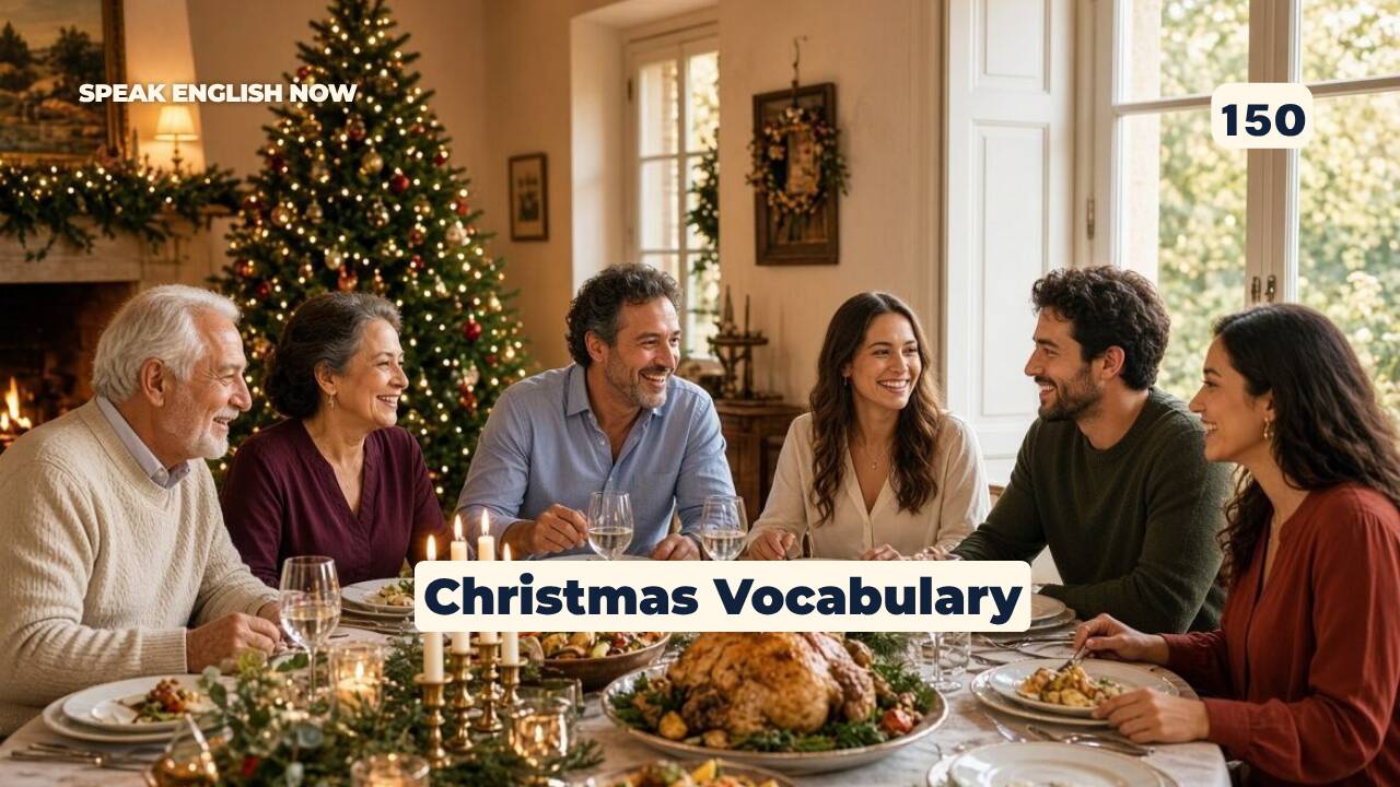 150 Vocabulario de Navidad en inglés