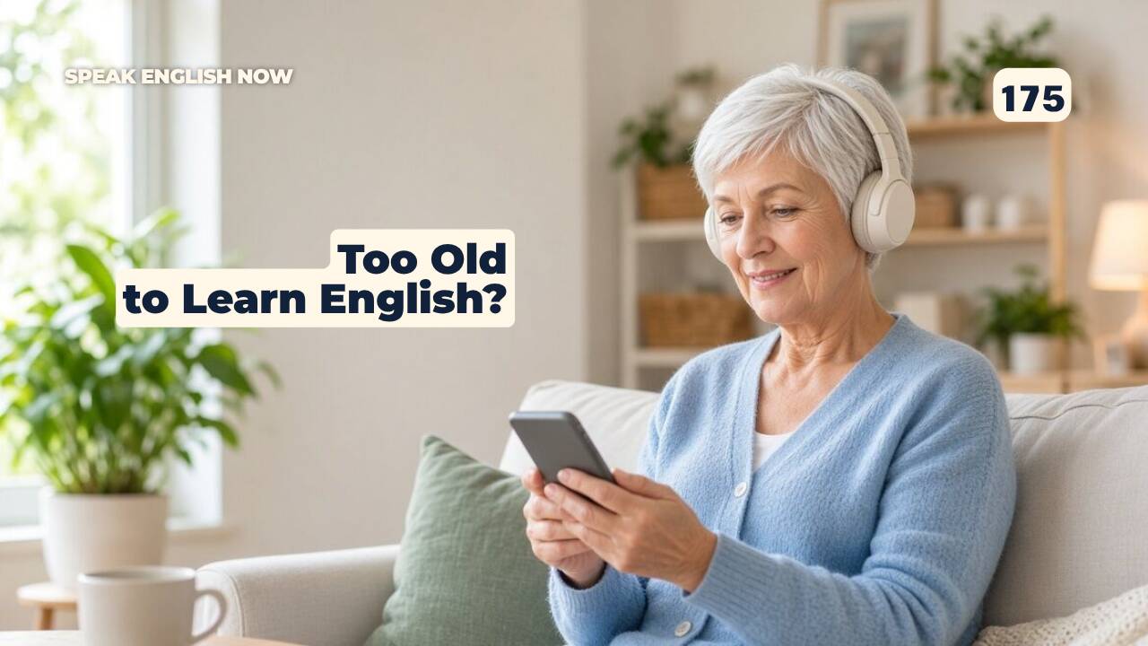 175 ¿Eres demasiado mayor para aprender inglés?