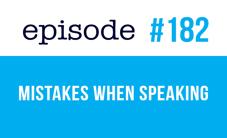 #182 Errores al hablar en inglés
