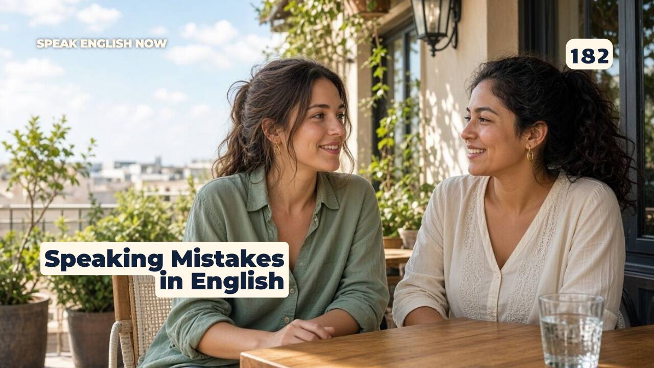 182 Errores al hablar en inglés