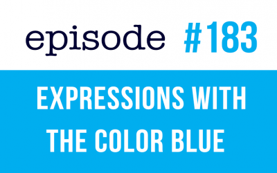 #183 Expresiones en inglés con el color azul