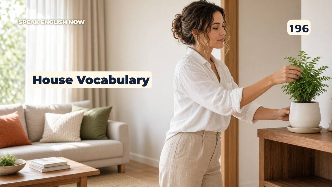 196 Vocabulario de la casa en inglés