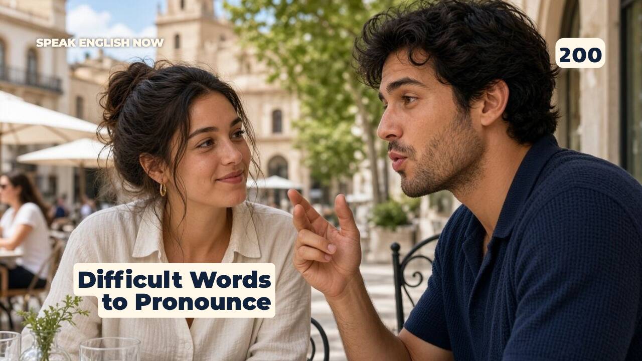 200 Palabras difíciles de pronunciar en inglés