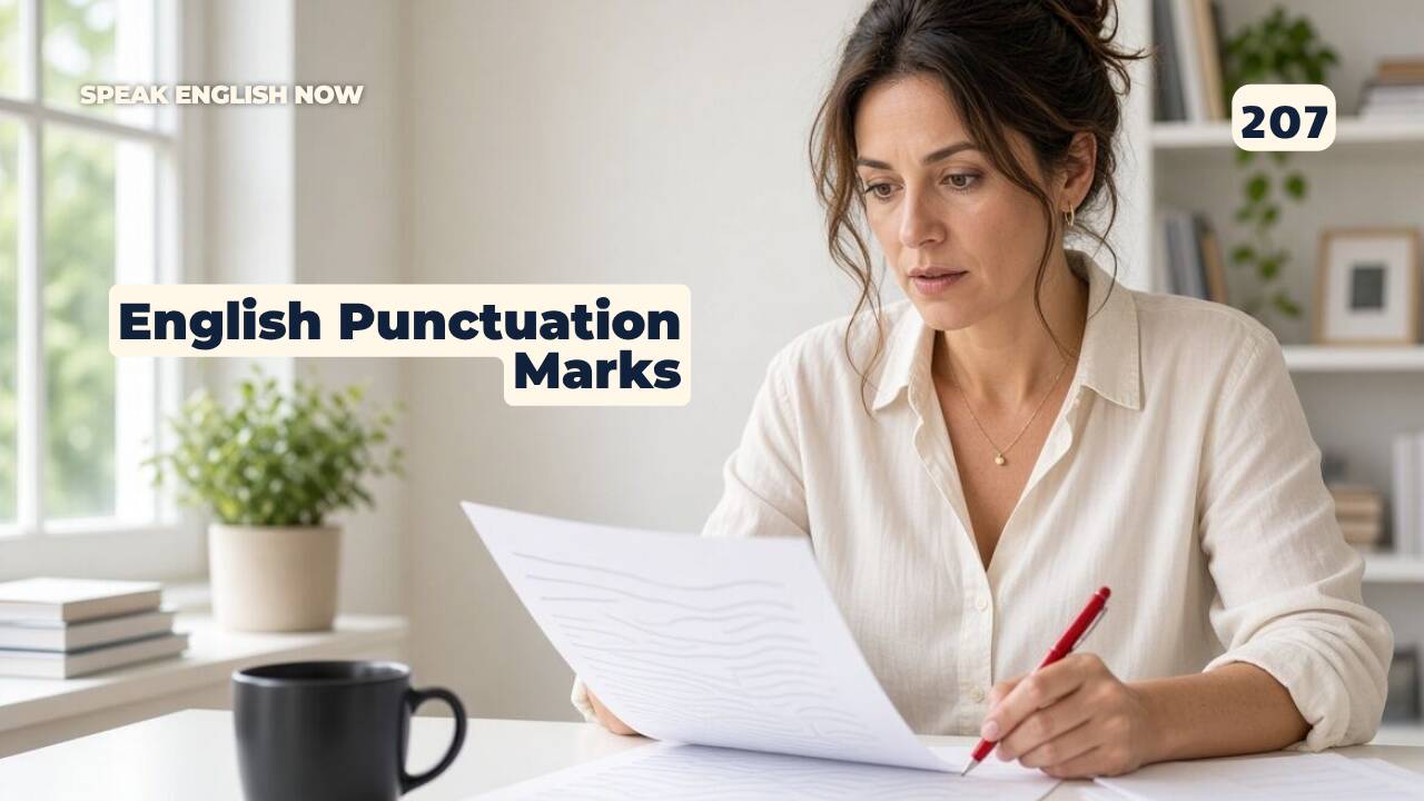 207 Signos de puntuación en inglés