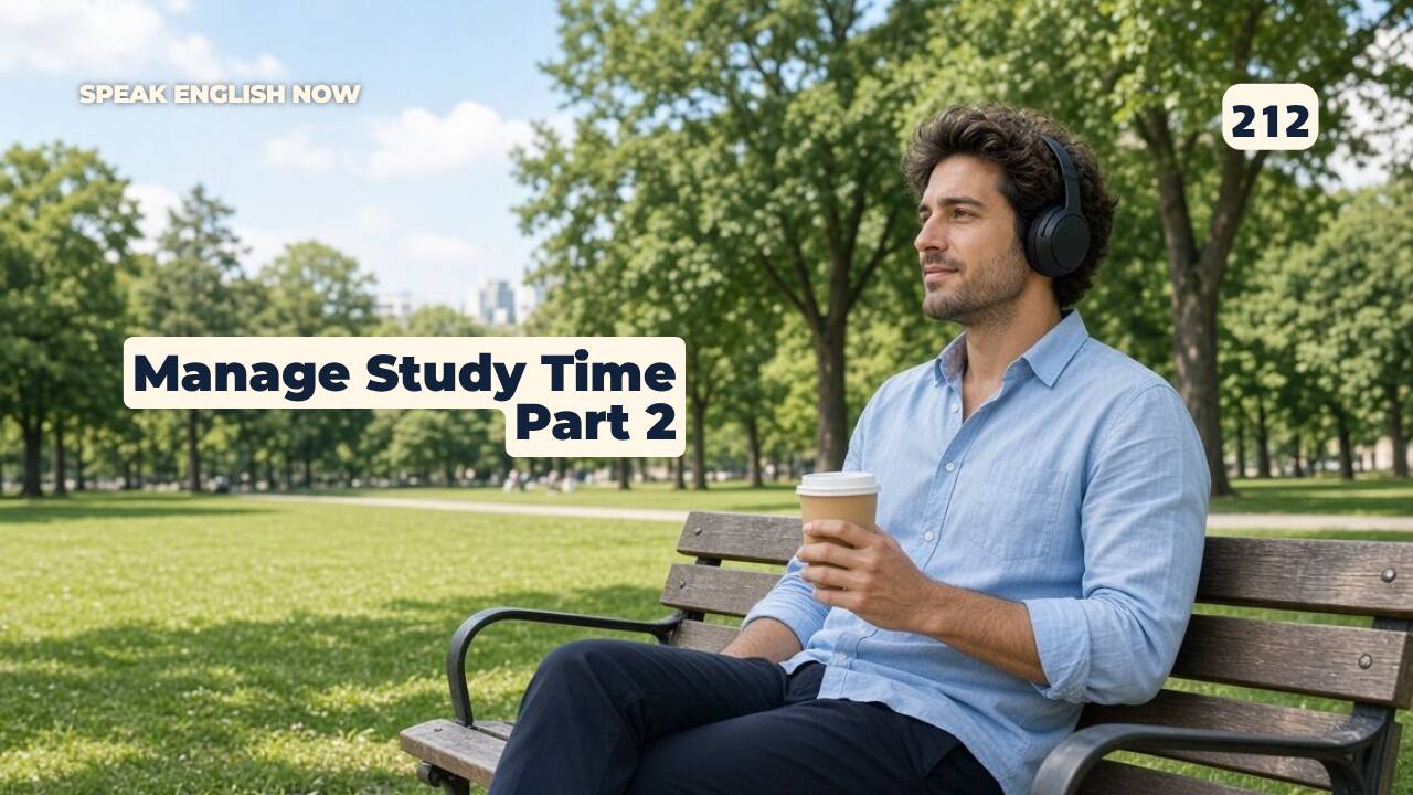 212 Cómo gestionar tu tiempo para aprender inglés — Parte 2