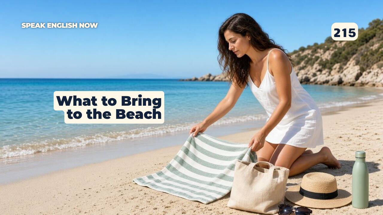 215 Qué llevar a la playa — Parte 1