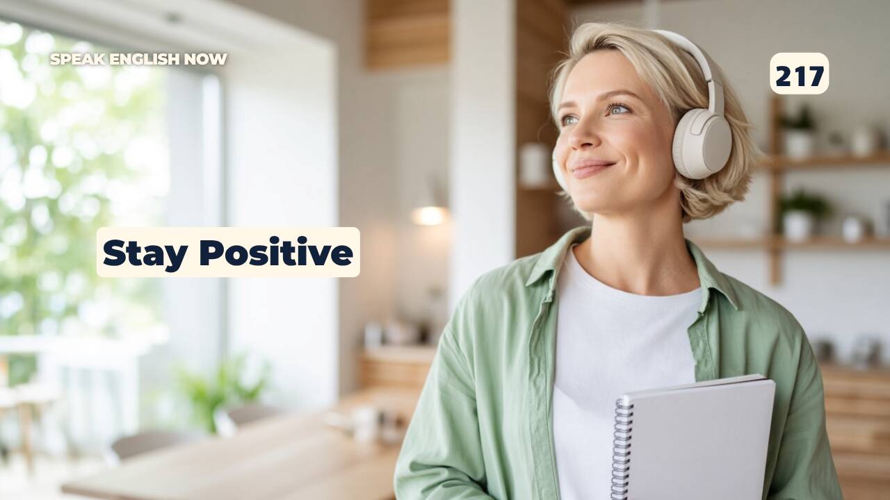 217 Mantener una actitud positiva