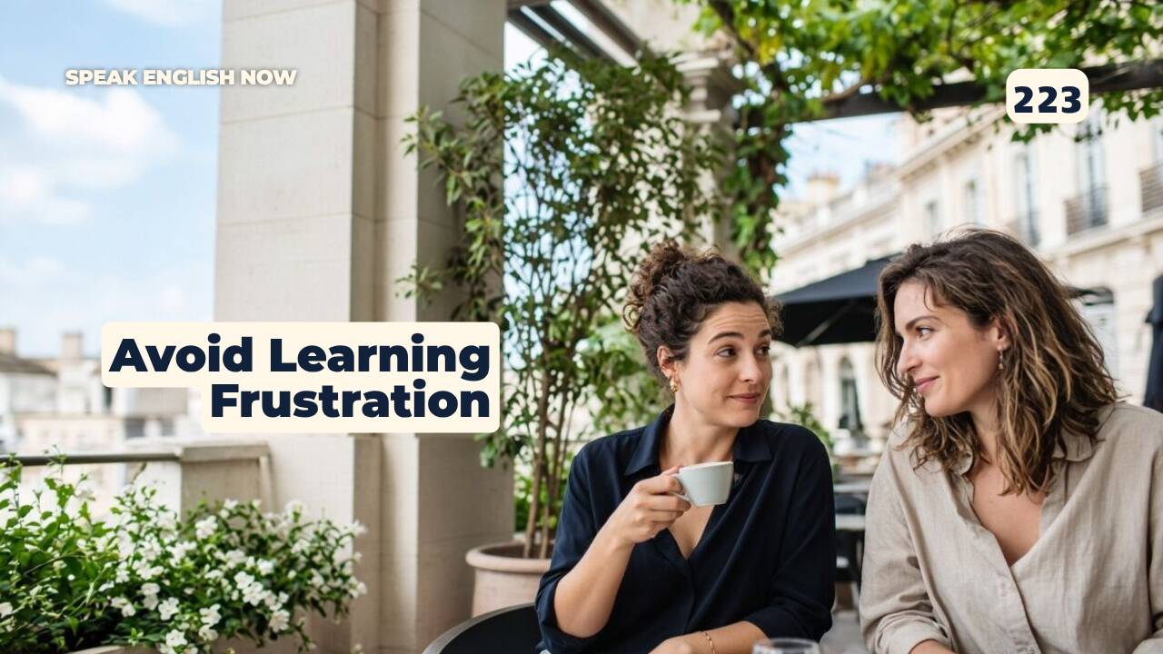 223 Cómo evitar la frustración al aprender inglés