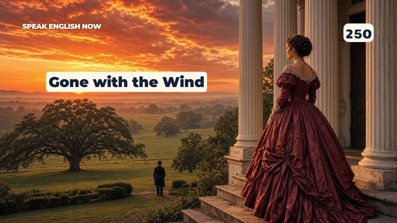 250 Aprende inglés con Lo que el viento se llevó