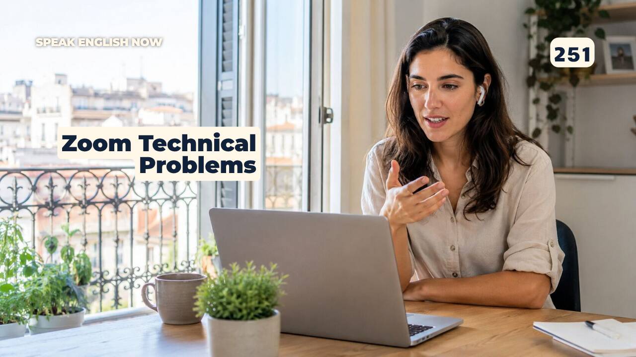 251 Problemas técnicos en Zoom
