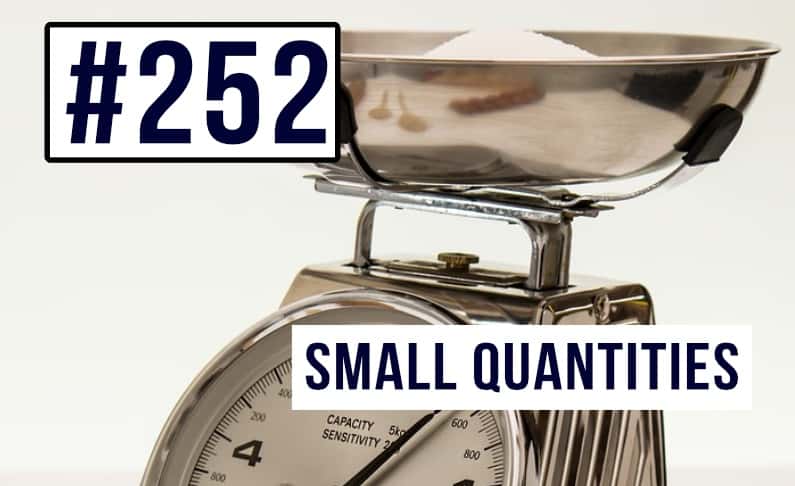 Palabras y Frases para Describir Pequeñas Cantidades en Inglés