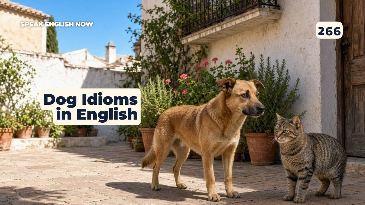 266 Expresiones con perros en inglés