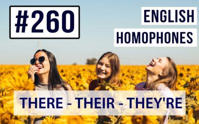 #260 Homófonos en inglés – There, their, they’re