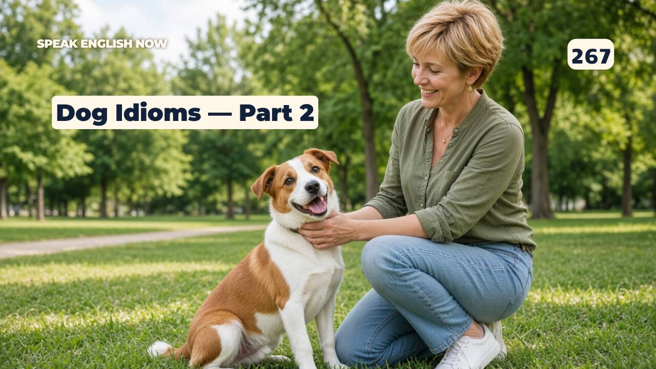 267 Modismos con perros en inglés: parte 2