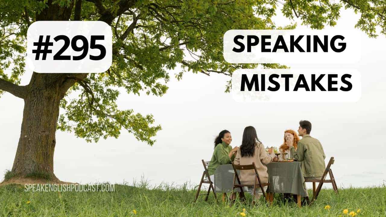 Errores al hablar inglés