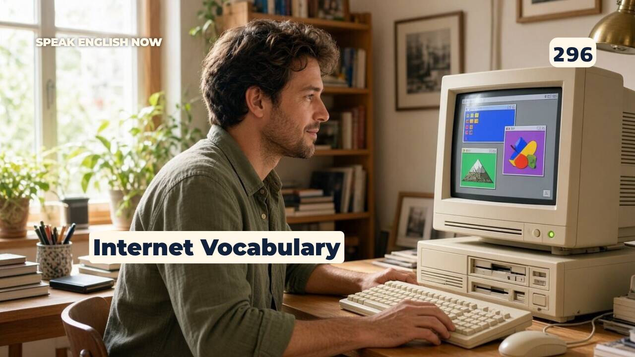 296 Vocabulario de Internet en inglés