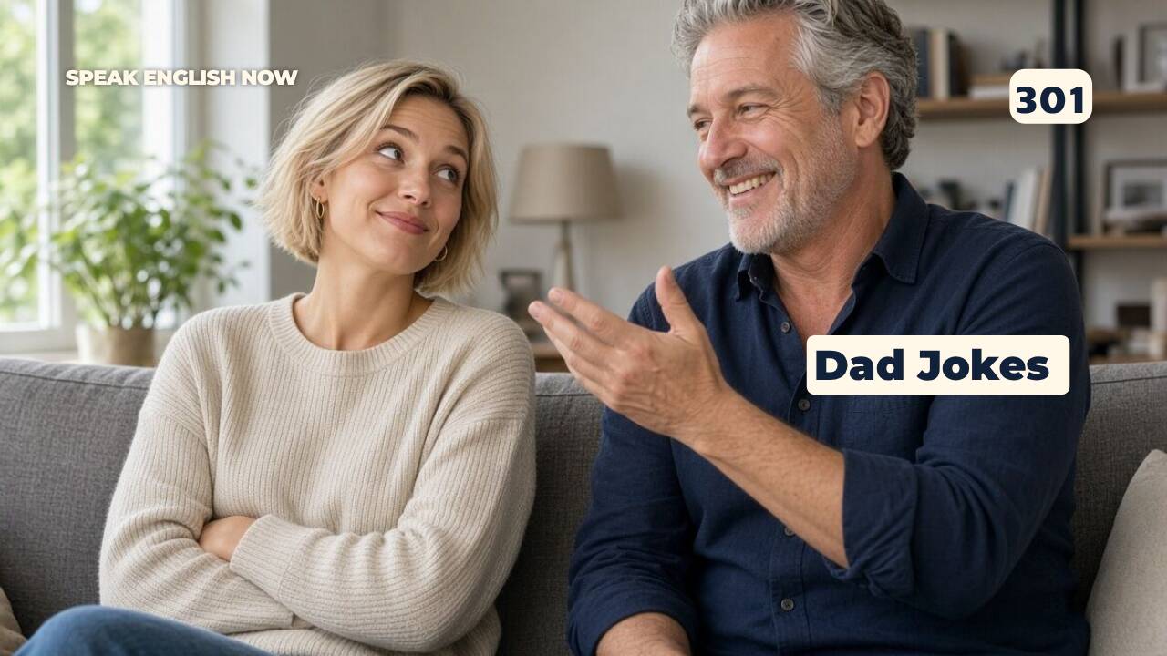 301 Aprende inglés con chistes de padres — parte 1