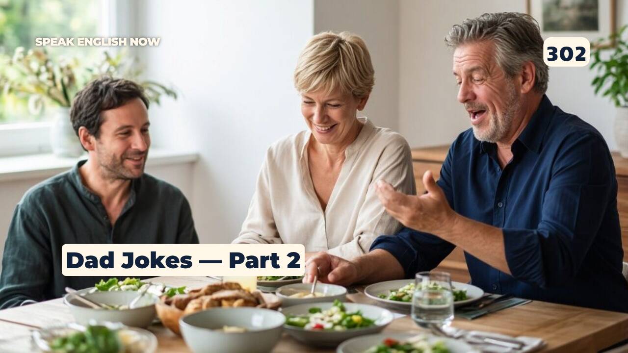 302 Aprende inglés con chistes de padres — parte 2