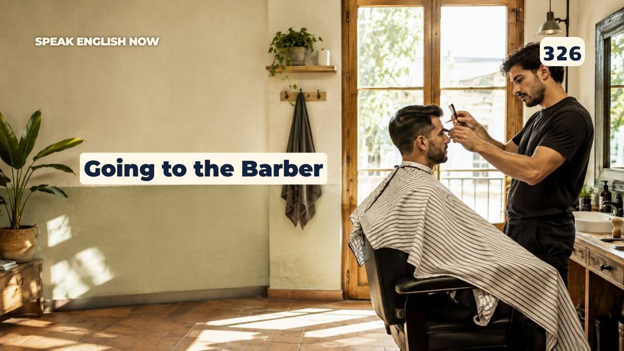 326 Ir al barbero: vocabulario y frases en inglés