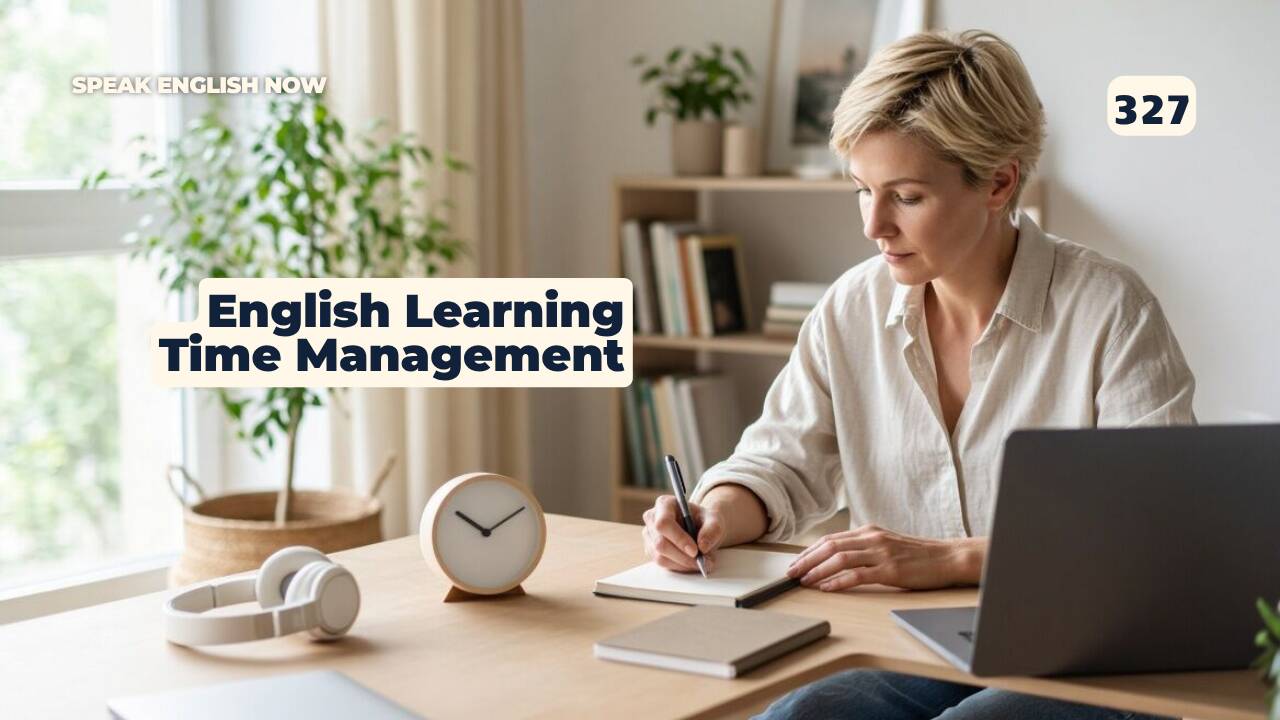 327 Cómo gestionar el tiempo al aprender inglés