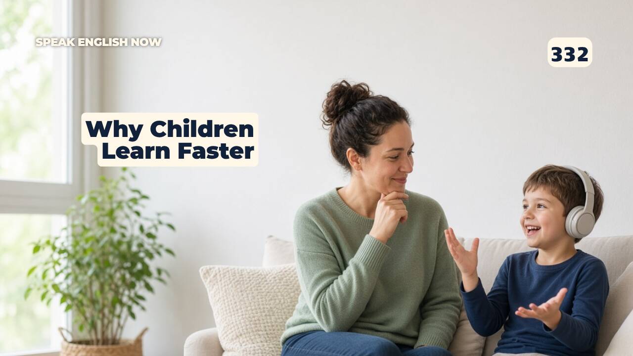 332 Por qué los niños aprenden inglés más rápido que los adultos