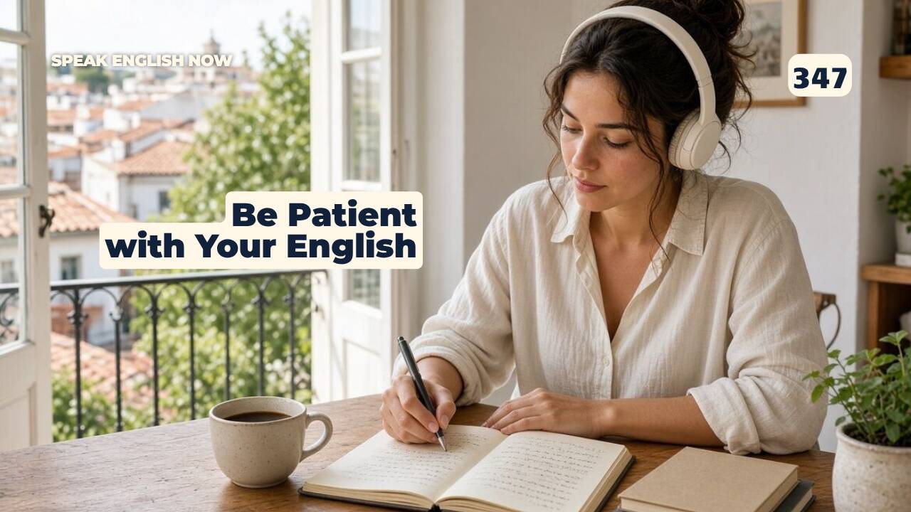 347 Ten paciencia con tu inglés