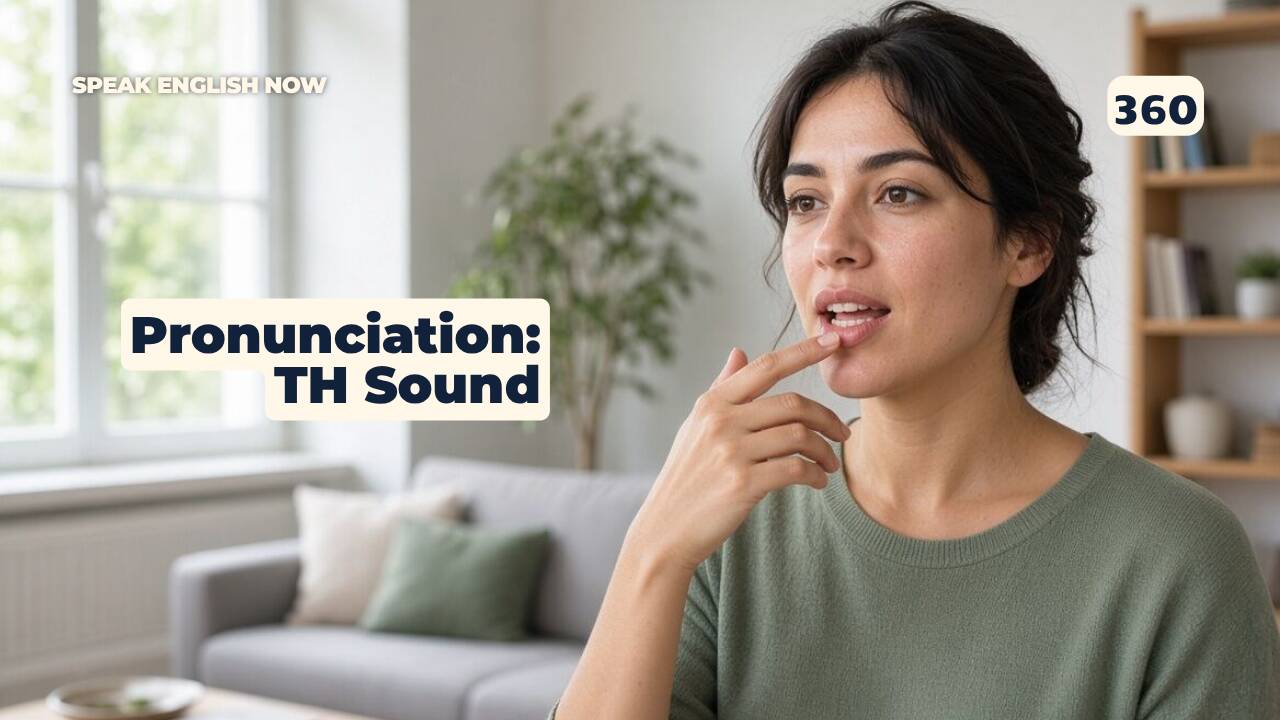 360 Pronunciación en inglés: sonido TH