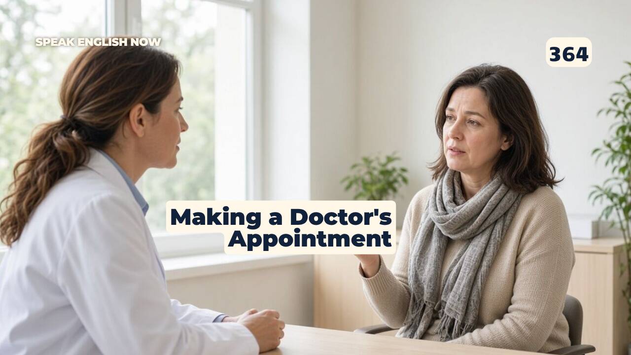 364 Ir al médico en inglés: pedir una cita