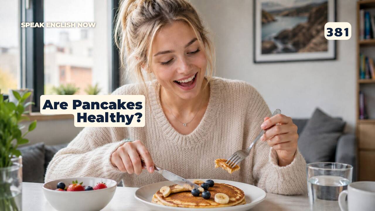 381 ¿Son saludables los pancakes? Vocabulario de comida en inglés